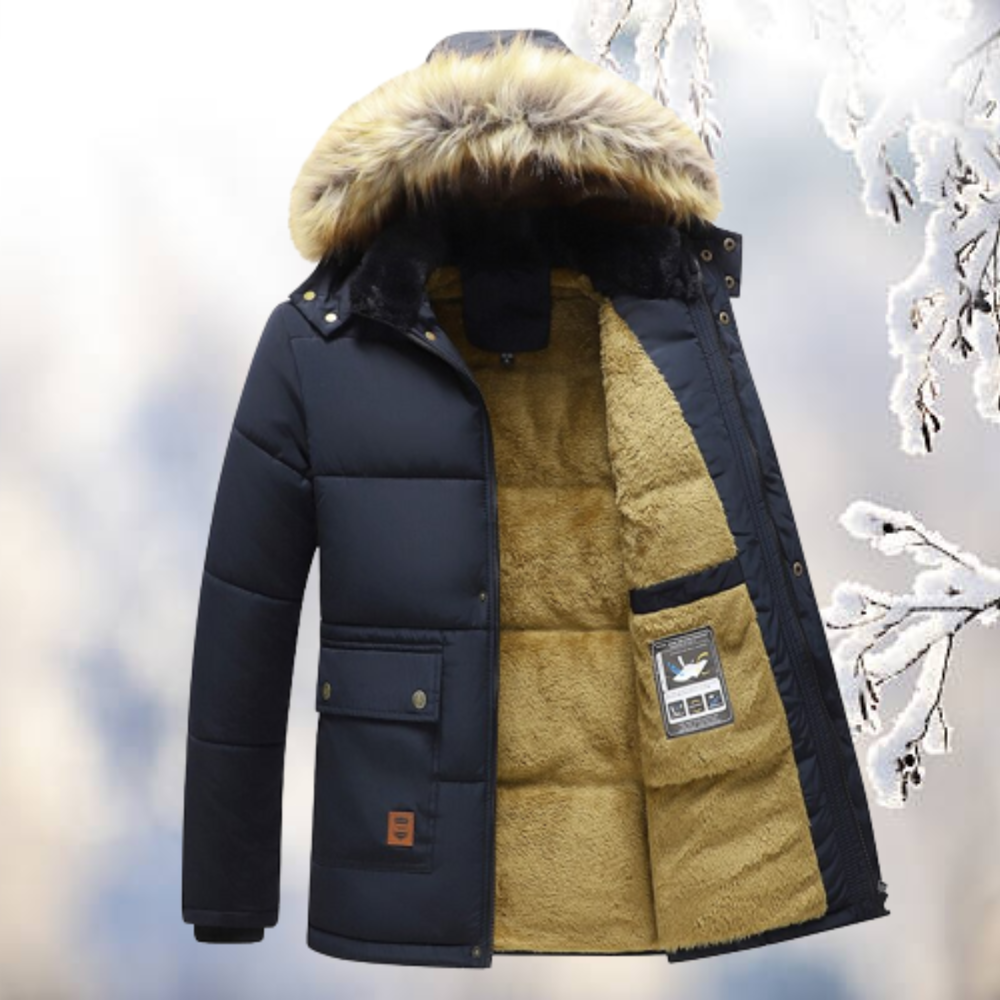 Winterjacke mit Kapuze für Männer