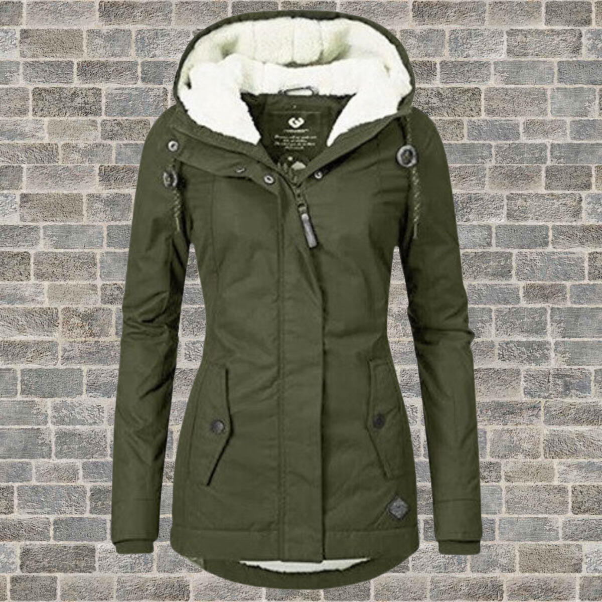 Winterjacke mit Kapuze für Frauen