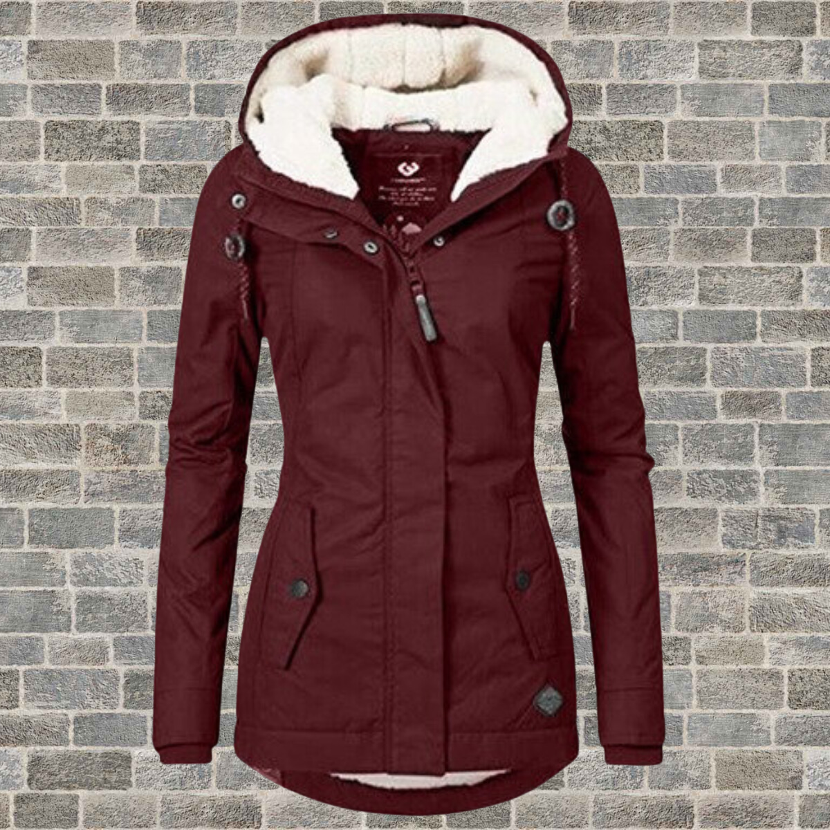 Winterjacke mit Kapuze für Frauen