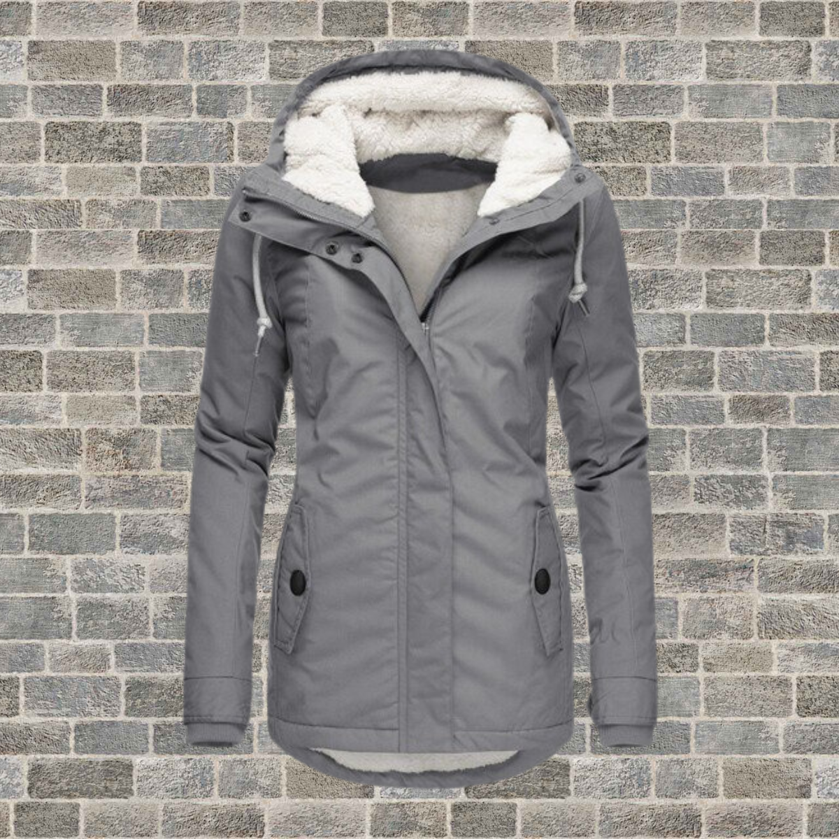 Winterjacke mit Kapuze für Frauen