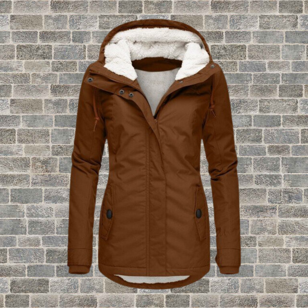 Winterjacke mit Kapuze für Frauen