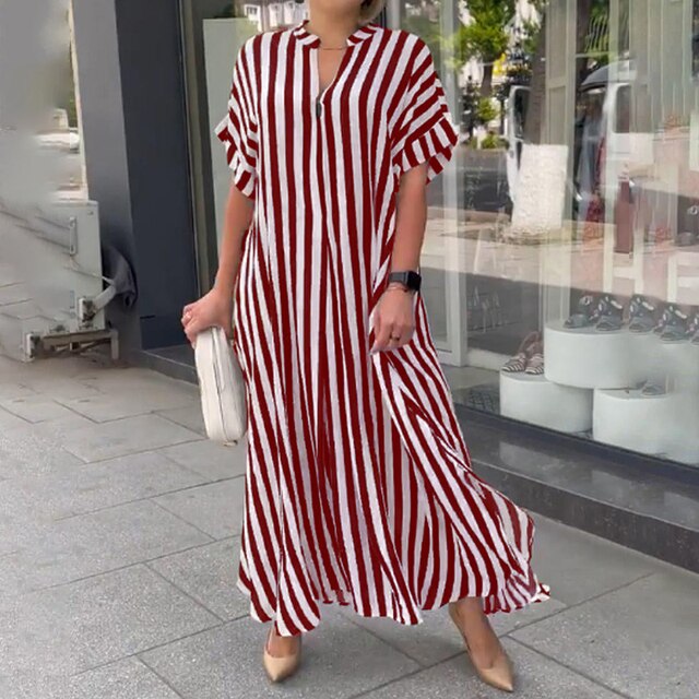 FIRA - Stilvolles gestreiftes Kleid