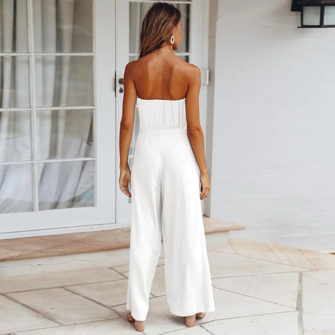 Jasmin | Trägerloser eleganter Jumpsuit