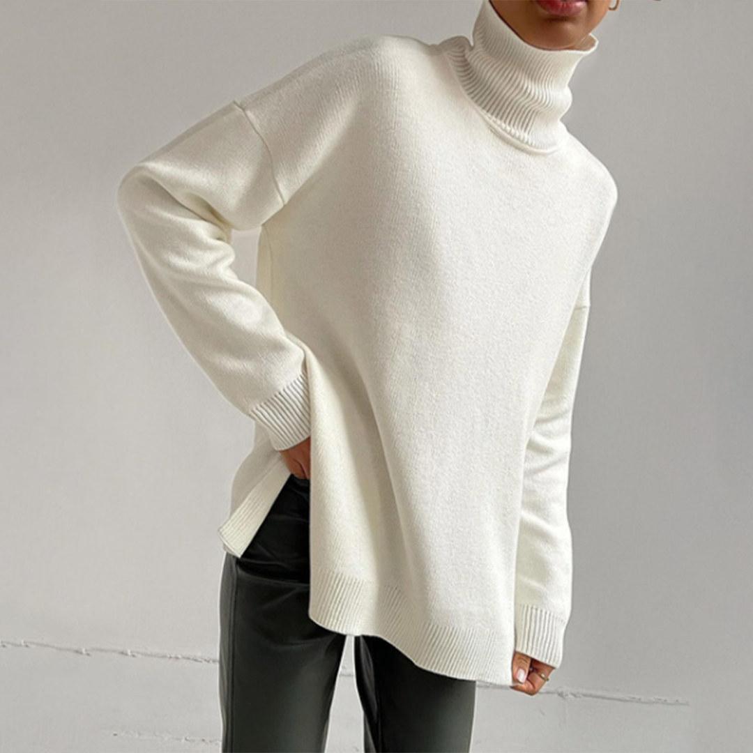 Aaliyah | Modischer Pullover mit Seitenschlitzen