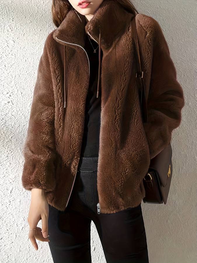 Teddyjacke mit Taschen