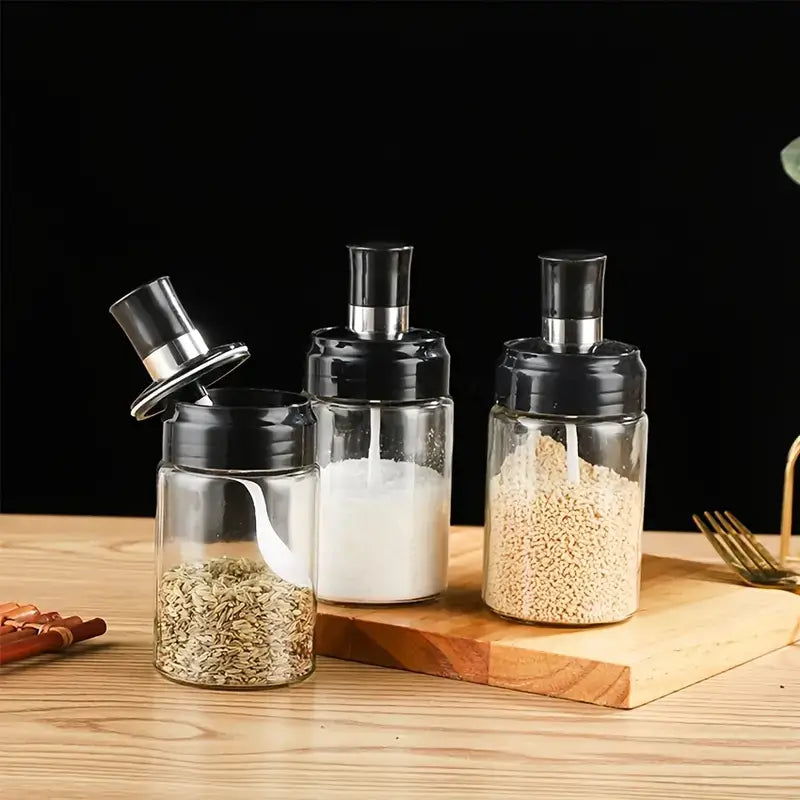 SpiceJar™ Löffel Deckel Integrierte Gewürzflasche