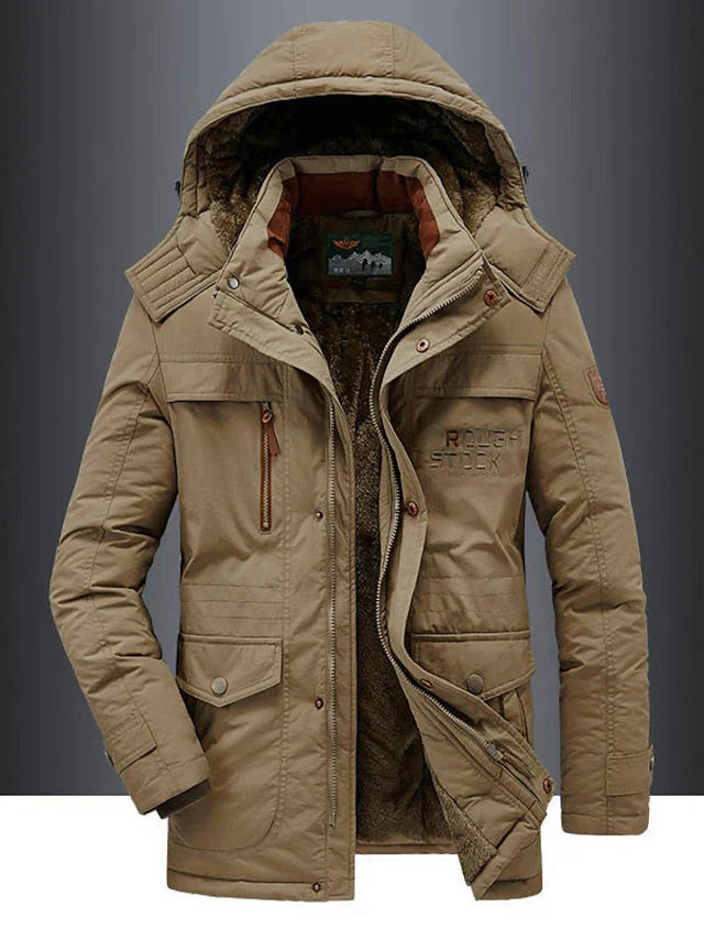 Zaiden - Lässige und Stilvolle Winter-Armee-Jacke für Herren