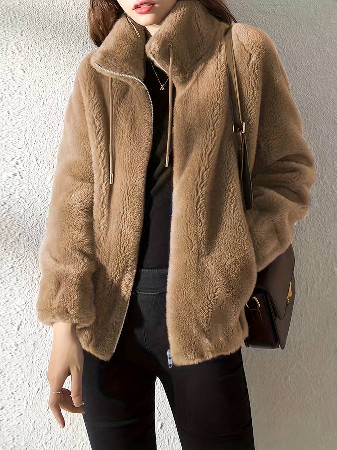 Teddyjacke mit Taschen