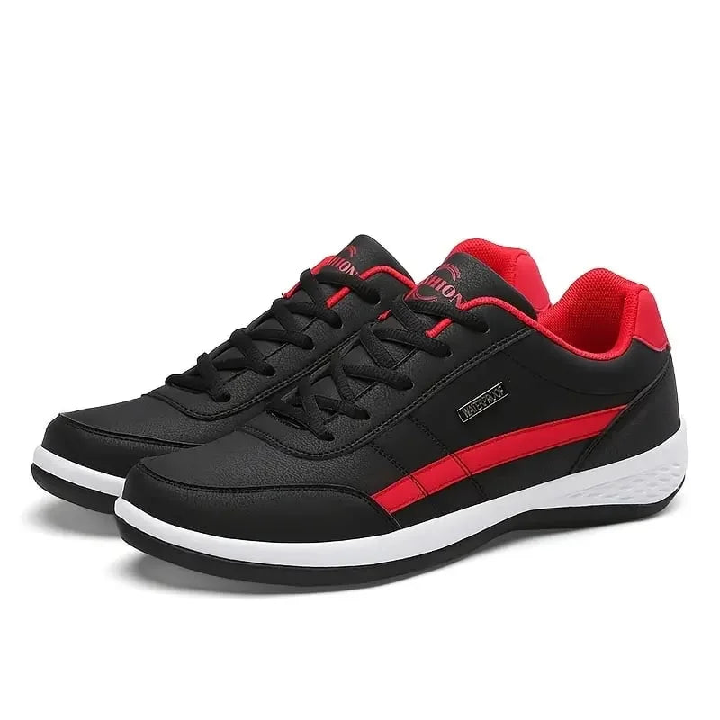 Stylische Herren Leder-Sneakers