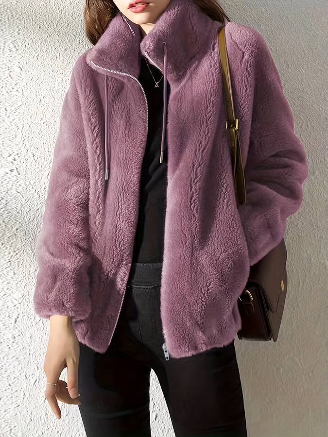 Teddyjacke mit Taschen