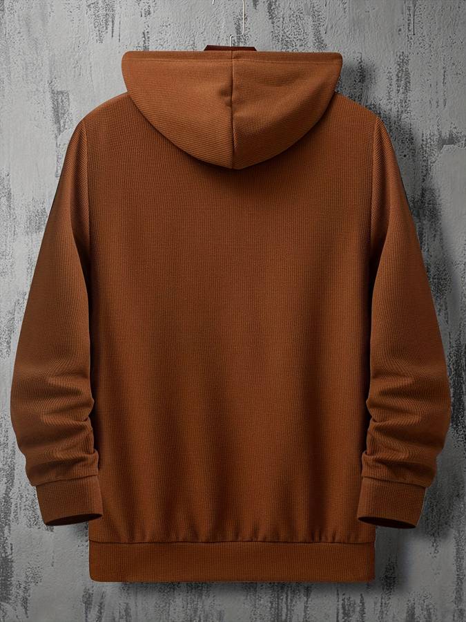 Stylischer brauner Hoodie