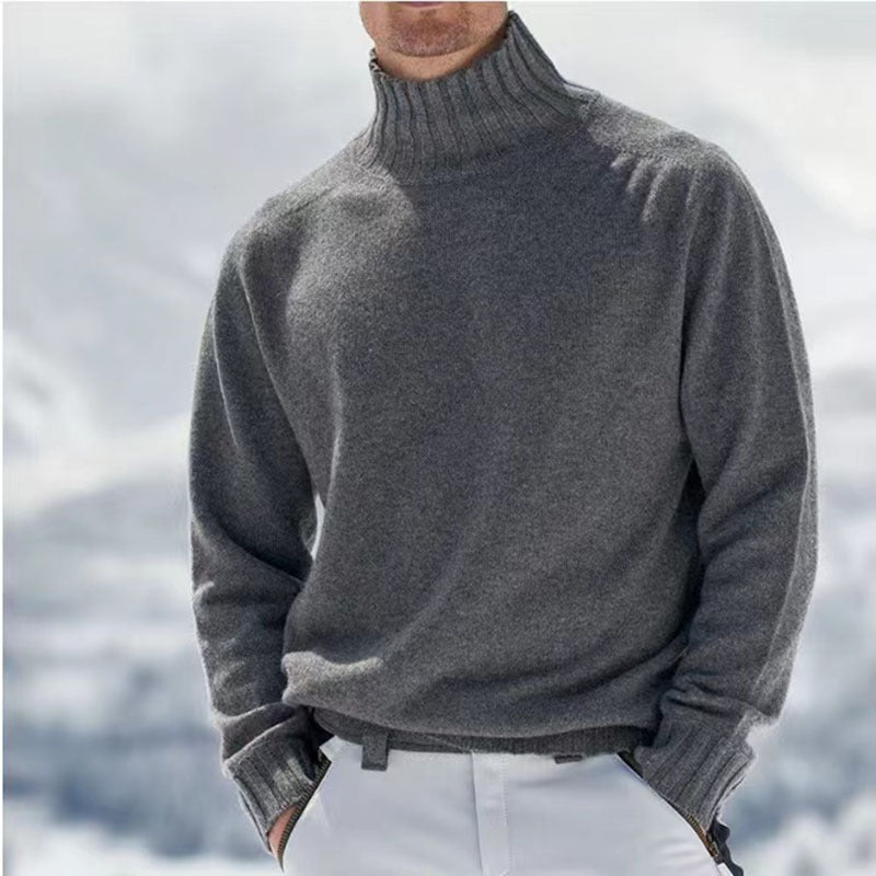 Warmer Rollkragenpullover für Männer