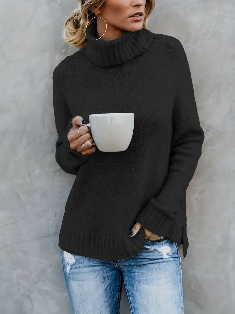 Warmer Rollkragenpullover für Frauen