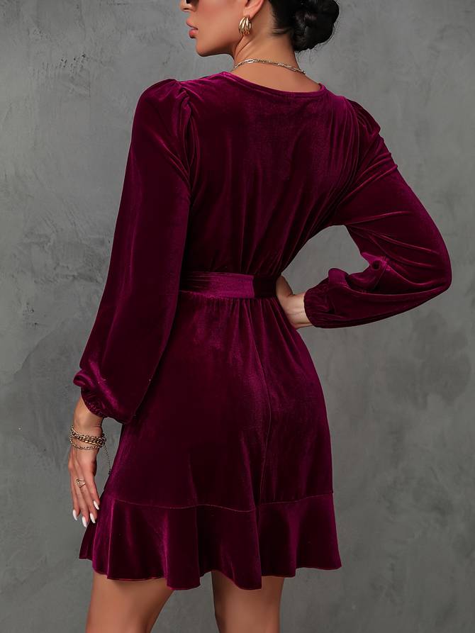 Velvet Kleid aus Samt