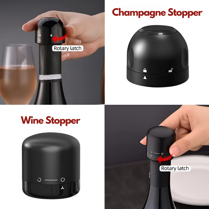 1+1 Gratis | BottlePlug™ Verabschiede dich von verschwendetem Wein und Champagner!