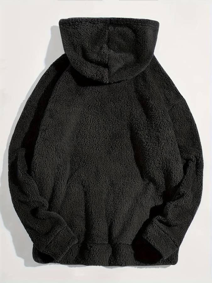 Schwarzer Teddybär-Pullover