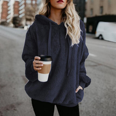 Pam - Lässige und Warme Winter Fluffy Hoodie für Damen