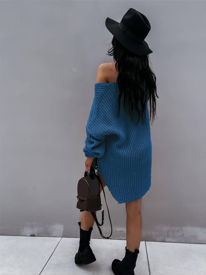 Oversized Midi-Pullover