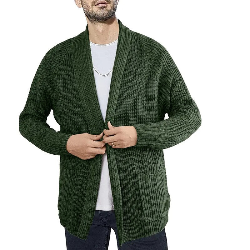 Dario | Herren Strickjacke mit Taschen