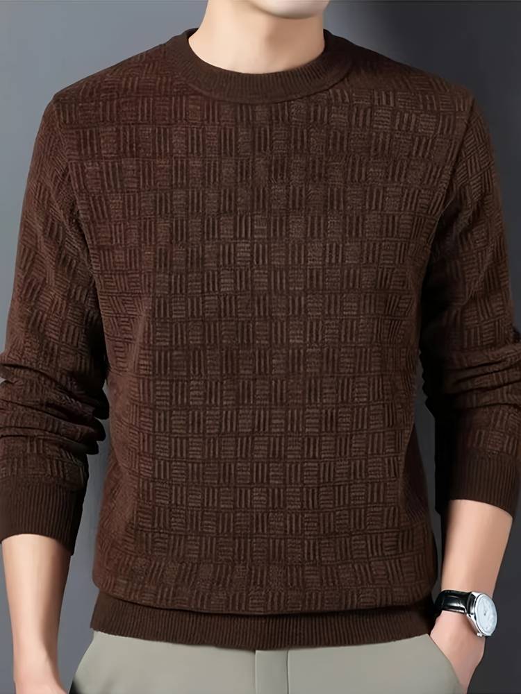 Modischer langärmeliger Pullover