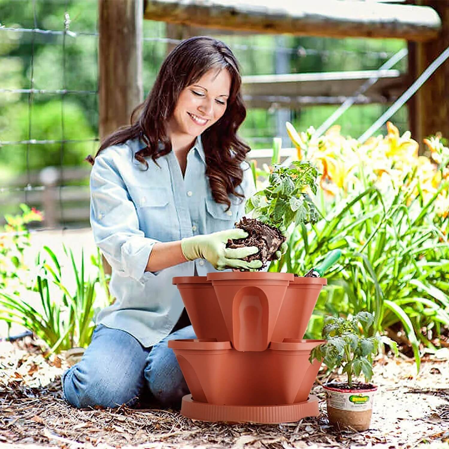 50% Rabatt | PlantPot™️ Stapelbarer Pflanzentopf