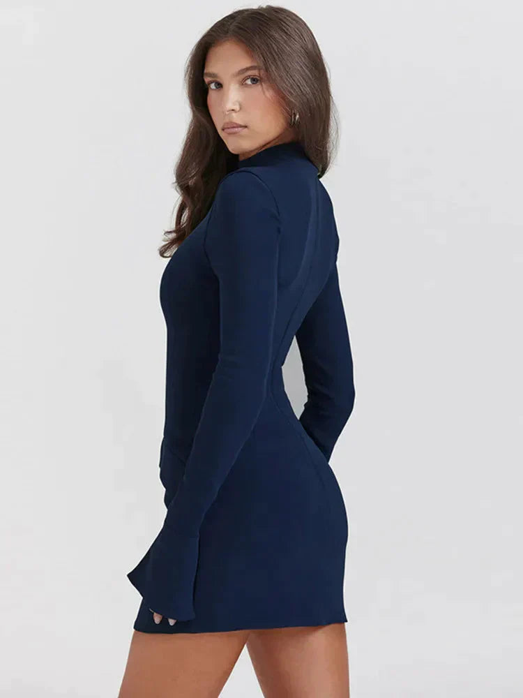 Eva | Stylisches langärmeliges Bodycon-Kleid