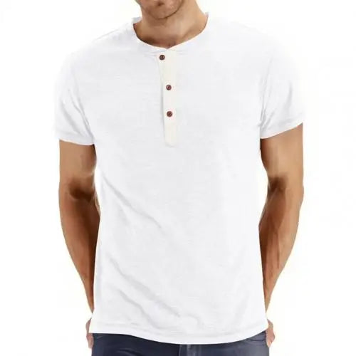 Sam | Lässiges Henley-T-Shirt