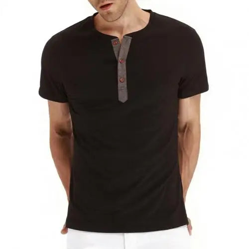 Sam | Lässiges Henley-T-Shirt