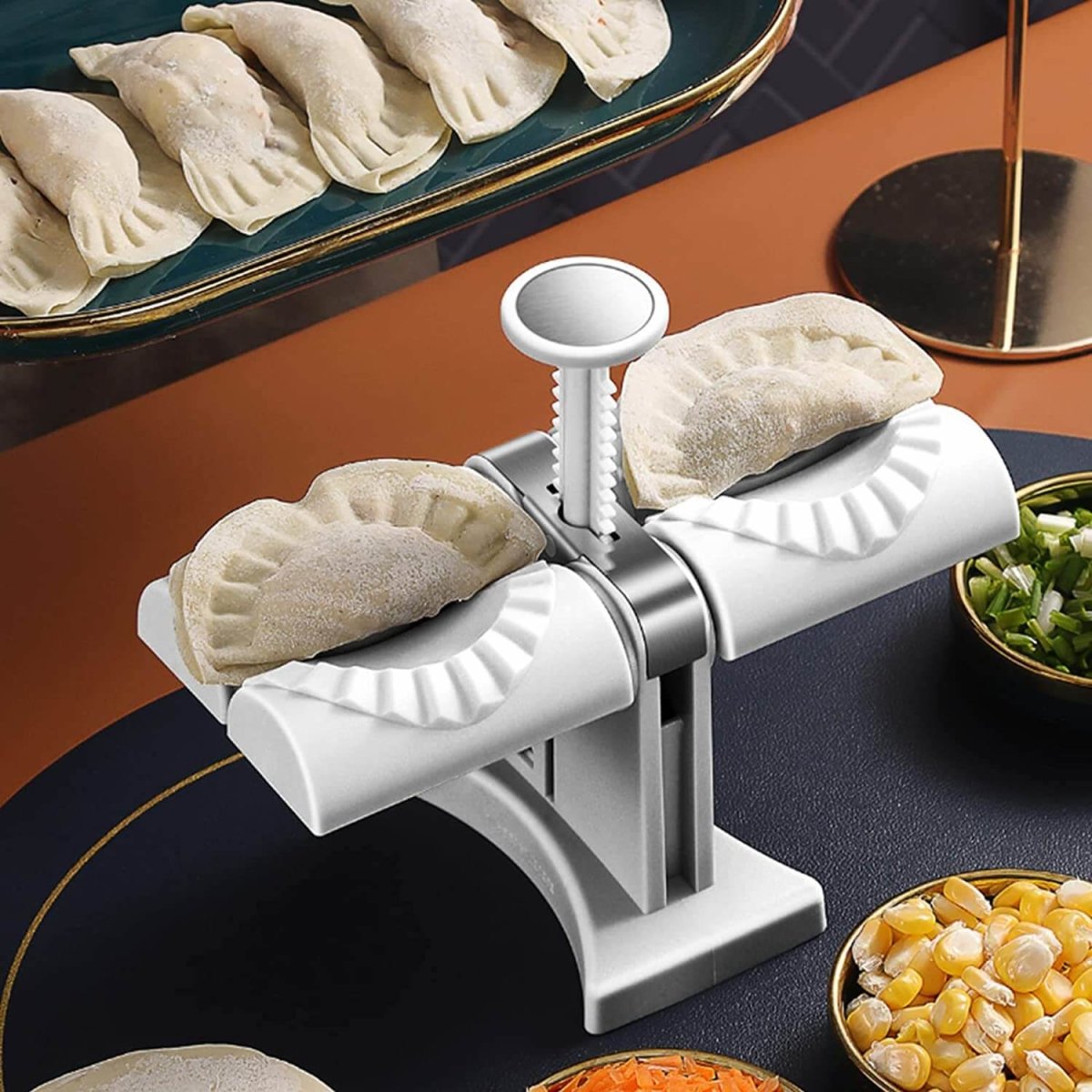 50% Rabatt | DumplingMaker™️ Doppelkopf-Knödelmaschine