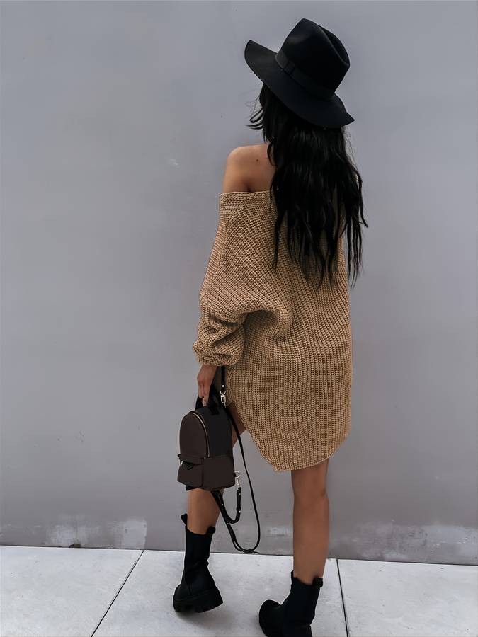 Oversized Midi-Pullover