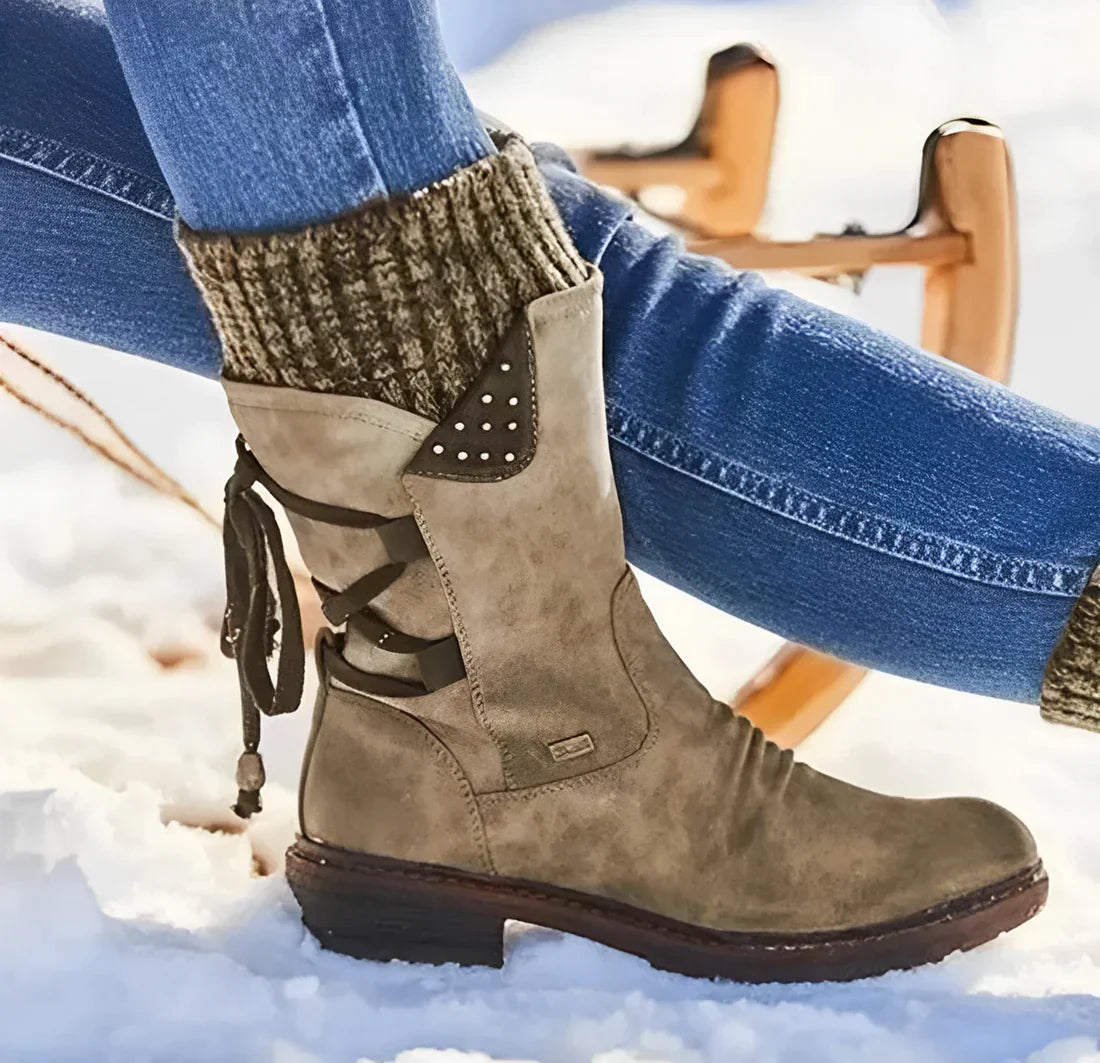 Louisa - Damen Winter orthopädische Unterstützung Wolle warme Stiefel