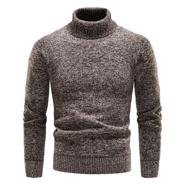 Exklusiver Herren-Rollkragenpullover mit raffinierter Verarbeitung