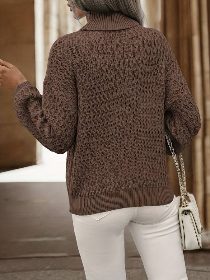 Eleganter & warmer Rollkragenpullover