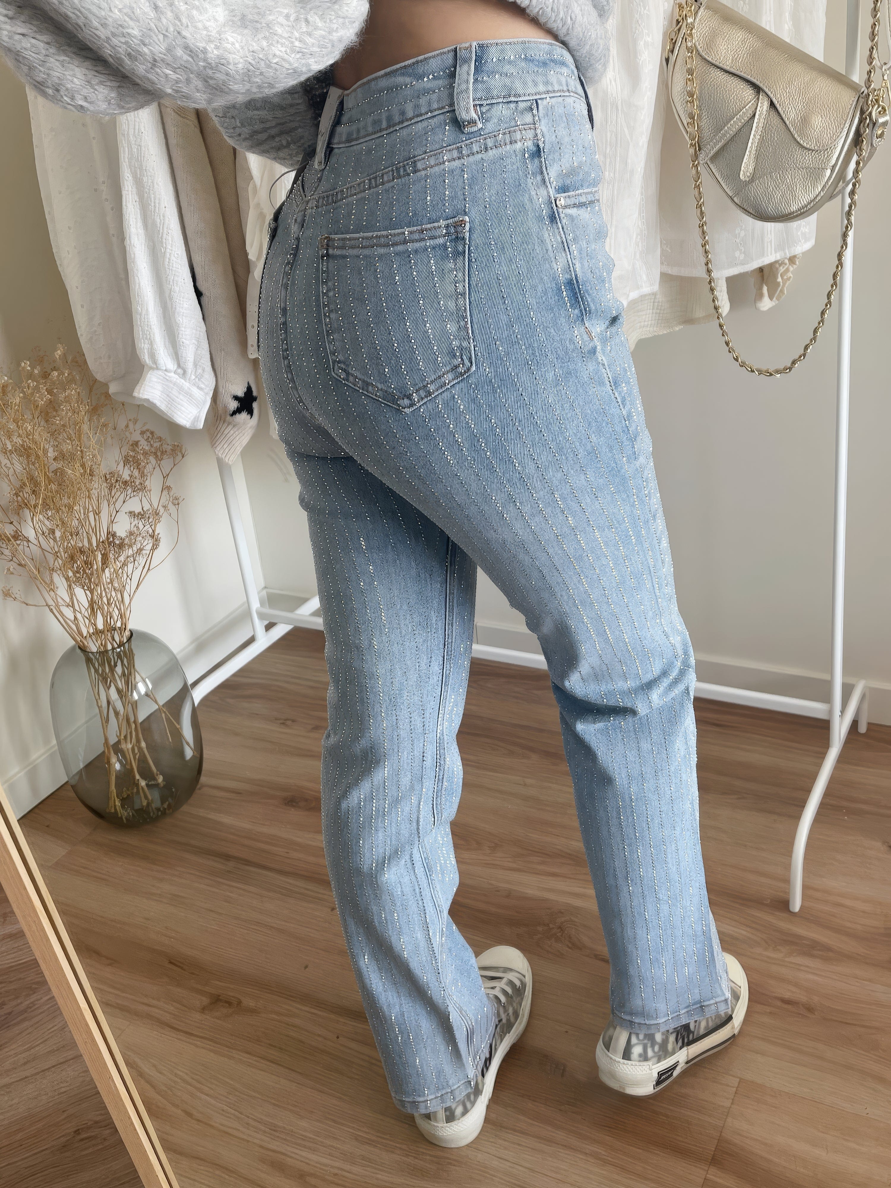 Glamlux | Denim Glitzer Glitzer Jeans