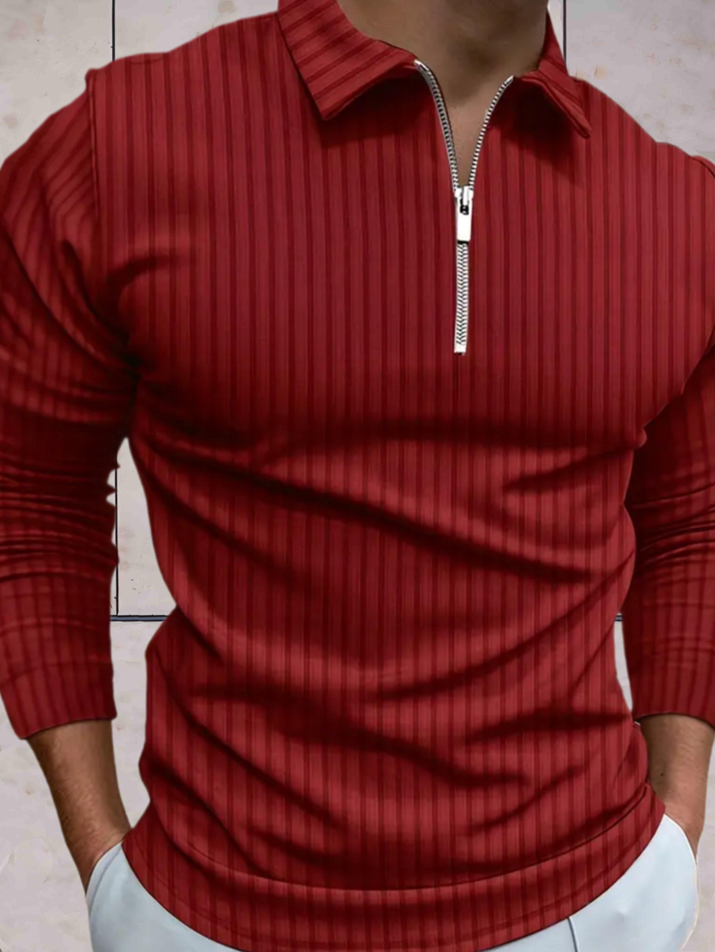 James | Winterlicher warmer Pullover mit Reißverschluss und Kragen, bequem in verschiedenen Farben