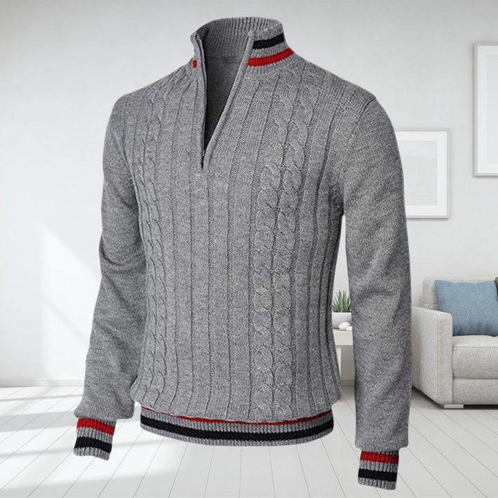 Larry | Herren Pullover mit Zopfmuster