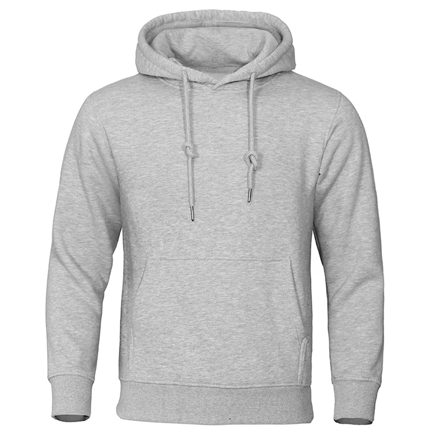 Unifarbener Hoodie