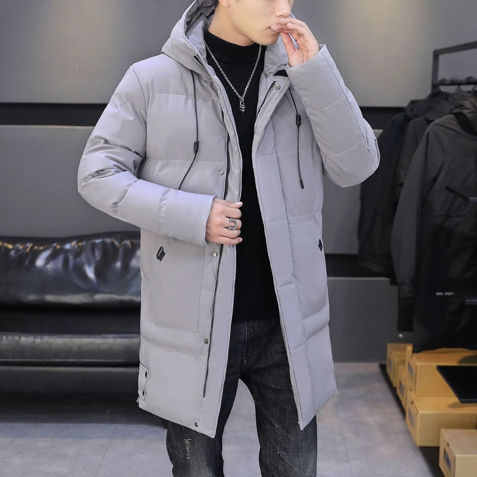 Zip-Up Winterjacke