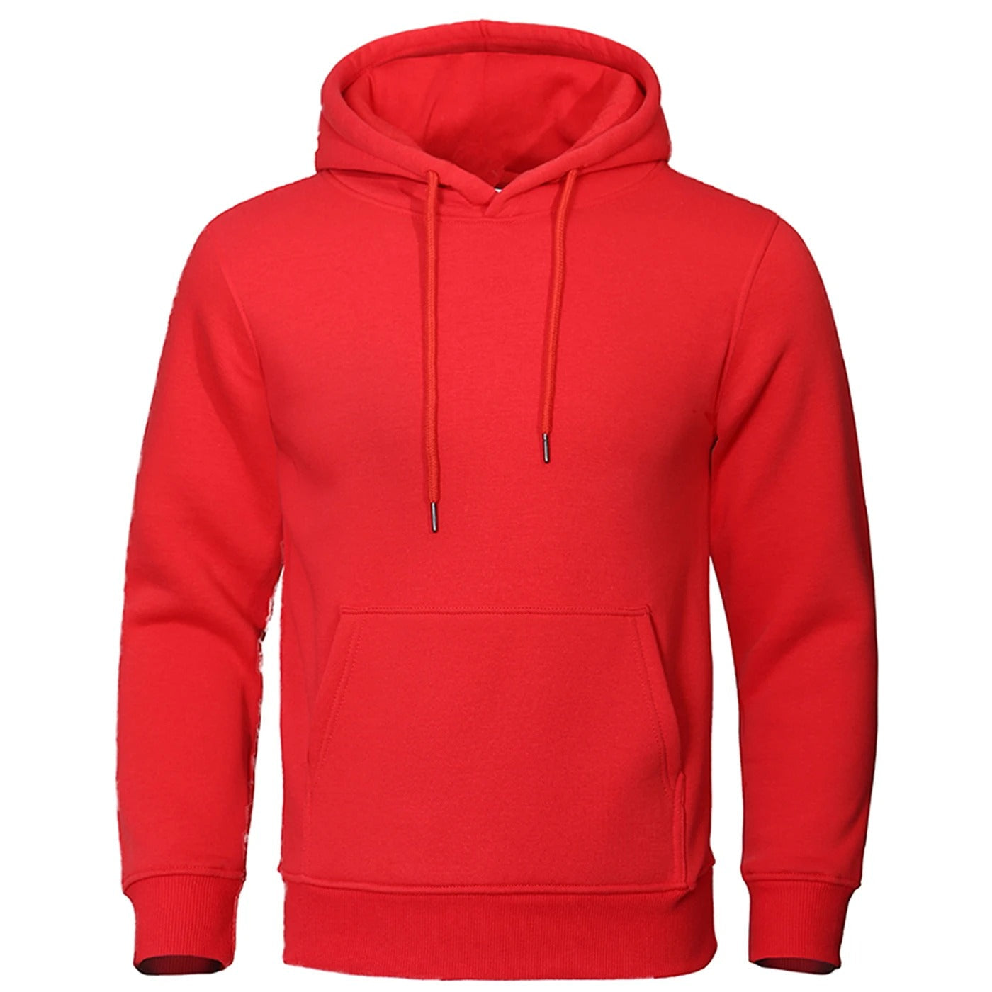 Unifarbener Hoodie