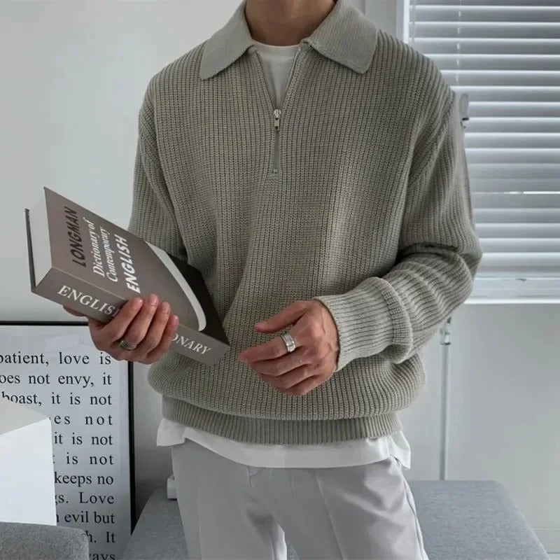 Lässiger Strickpulli