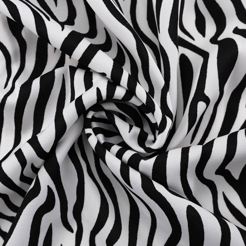 Zebra-Knopfbluse