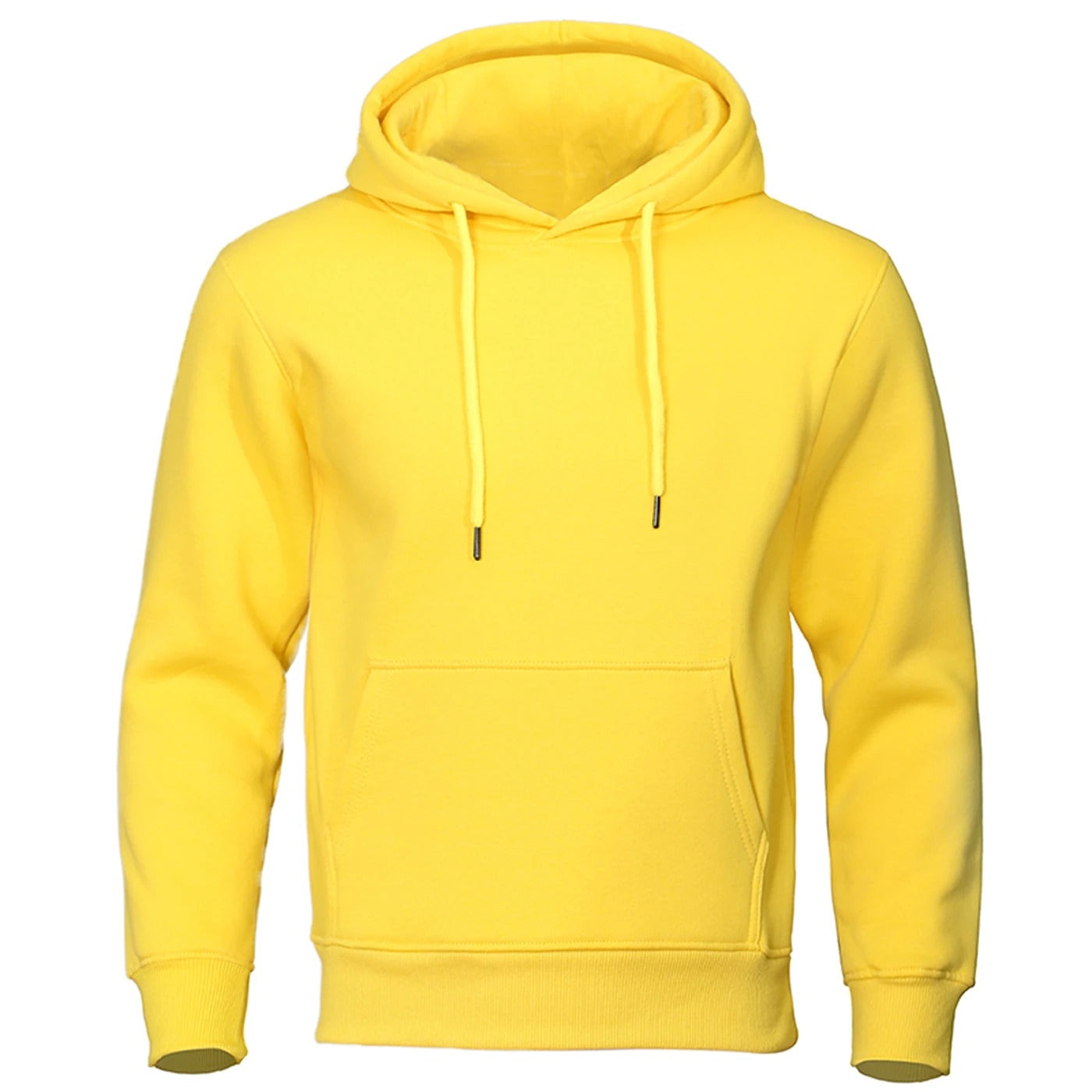 Unifarbener Hoodie