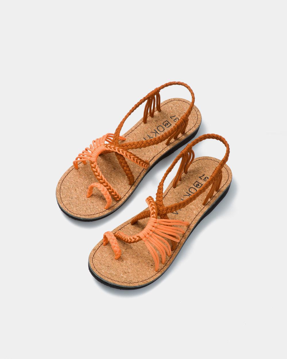 Helena | Sommer geflochtene Sandalen