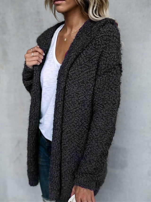 CozyChic Teddy Strickjacke | Lässig & kuschelig weich