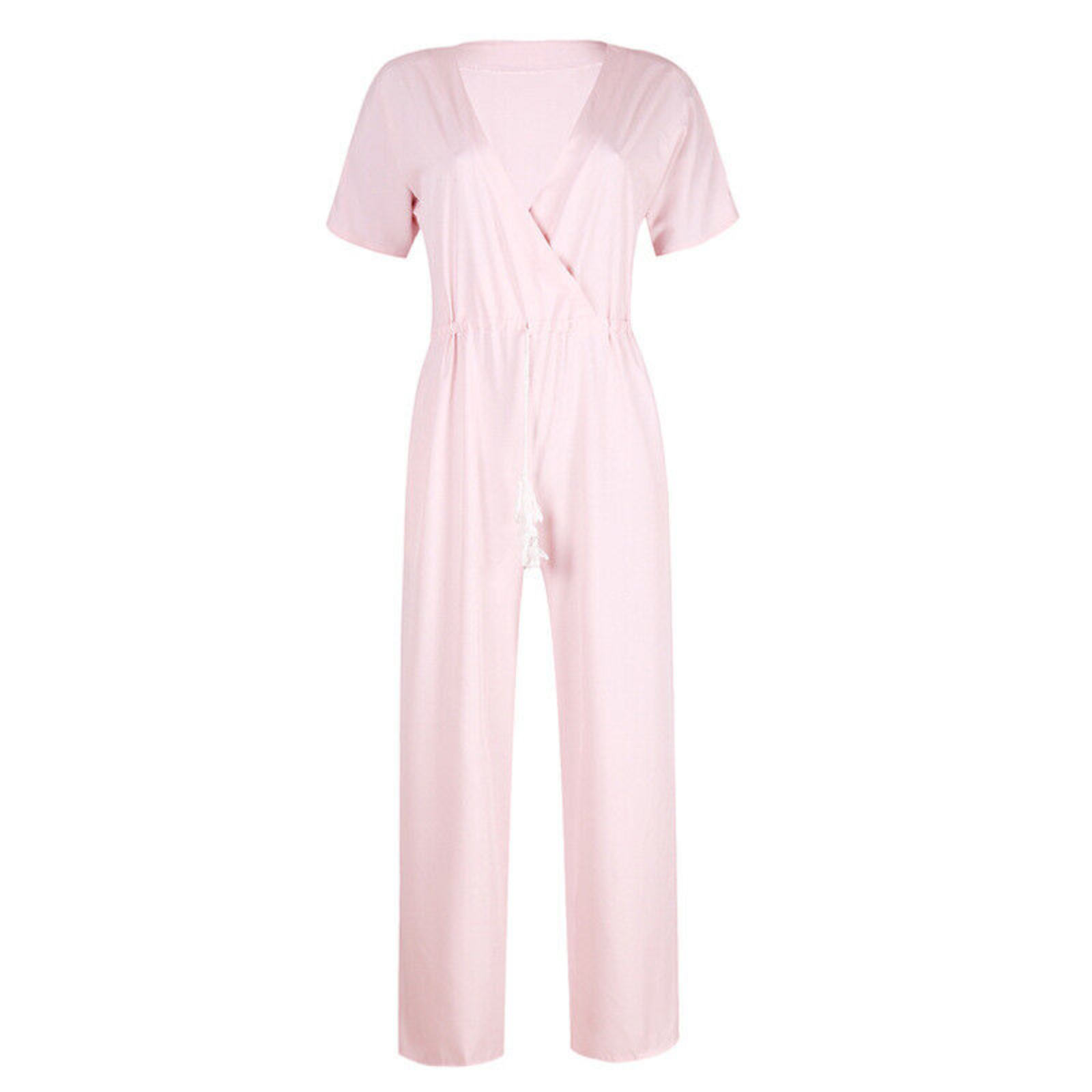 Jolijn Boho Jumpsuit Tiefer V-Ausschnitt