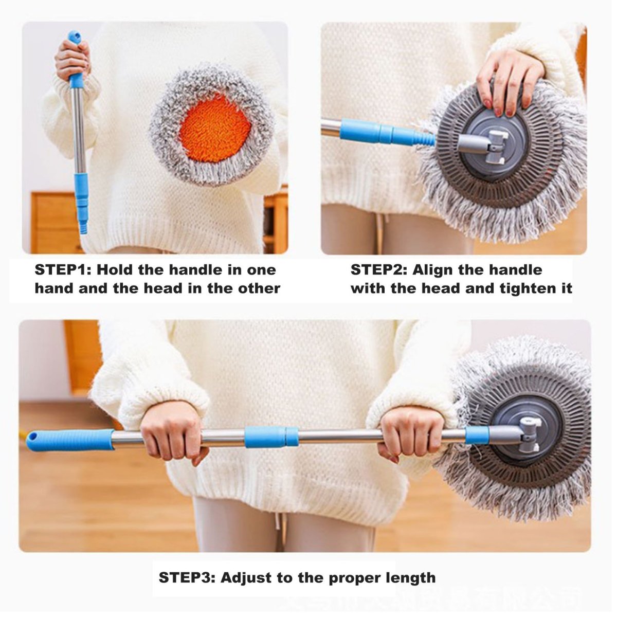 50% Rabatt | SpinMop™️ Verstellbarer Reinigungsmopp