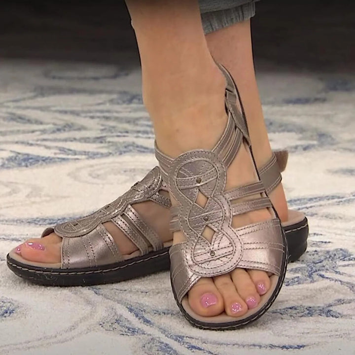 Nora | Stylische ergonomische Sandalen mit Fußstütze