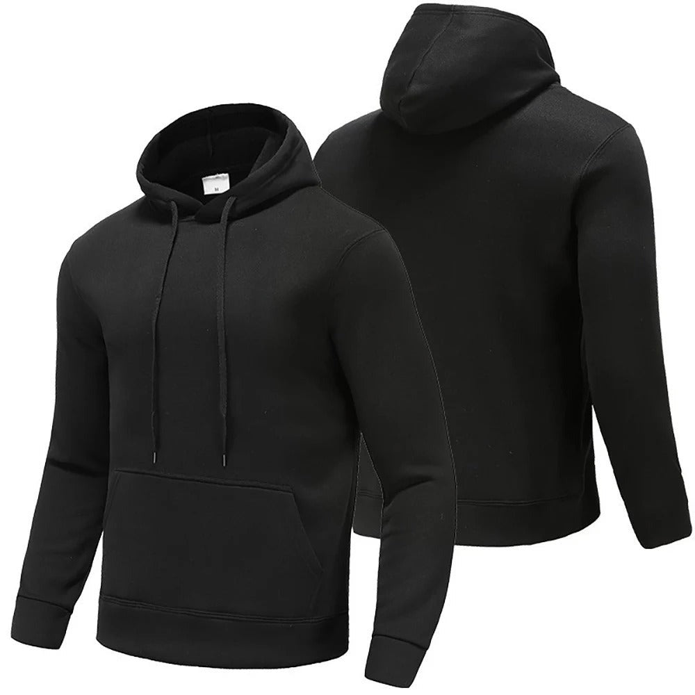 Bequemer Kapuzenpullover aus Fleece