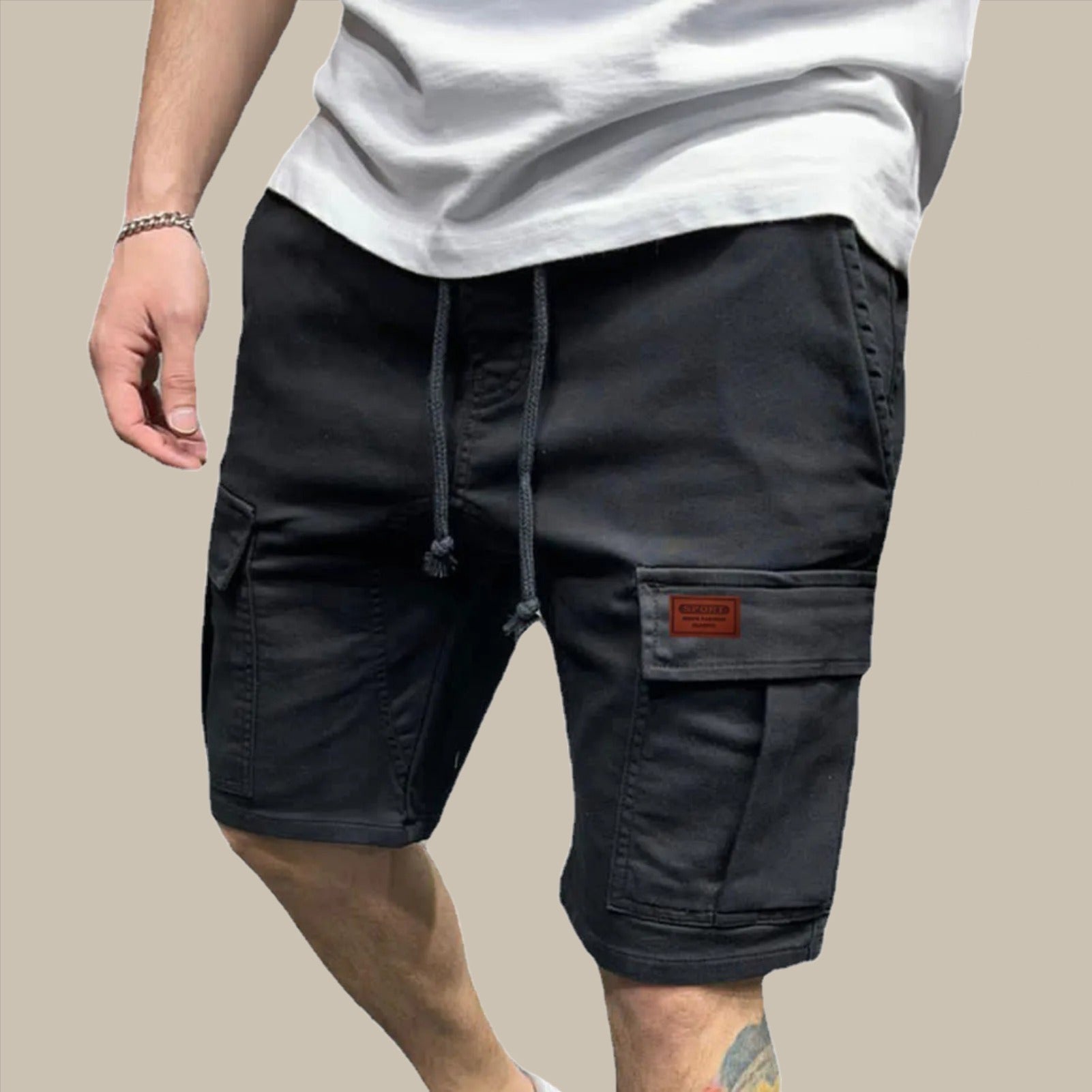 Benjamin Leinen Shorts | Stylische Sommer Cargo Leinen Shorts für Männer