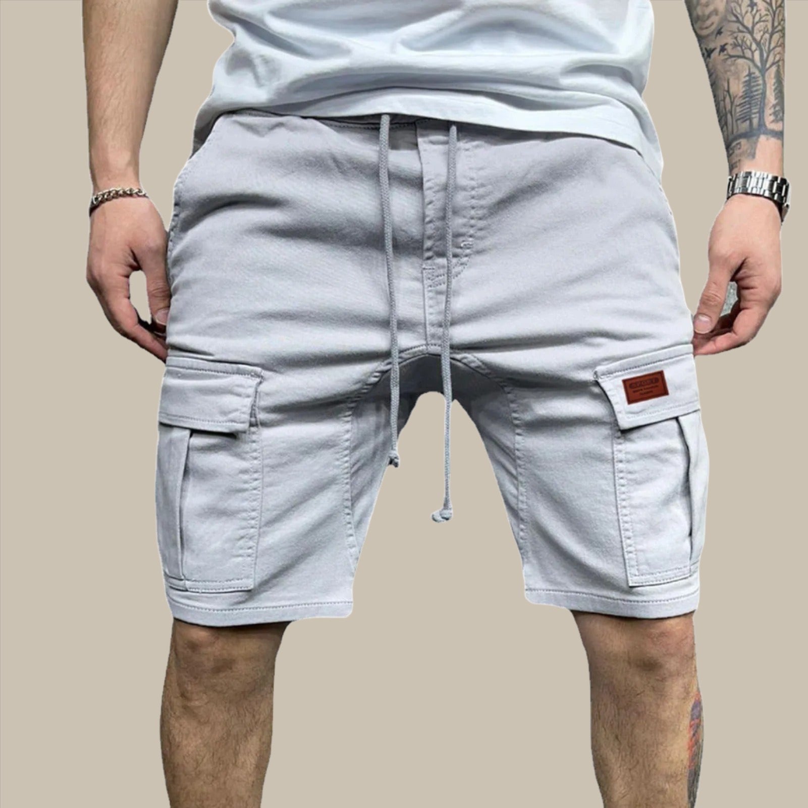 Benjamin Leinen Shorts | Stylische Sommer Cargo Leinen Shorts für Männer